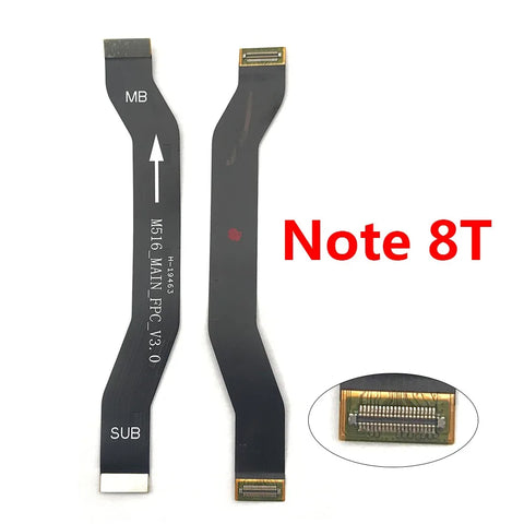 New For Xiaomi Redmi Note 6 7 8 8T 9 9s Pro Main Board Mainboard Motherboard Connector Flex Cable