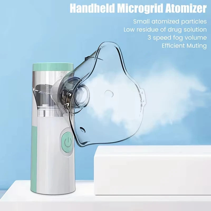 USB Medical Silent Mesh Nebulizer Handheld Asthma Inhaler Atomizer for Kids Adult Health Care Mini Portable Humidifier