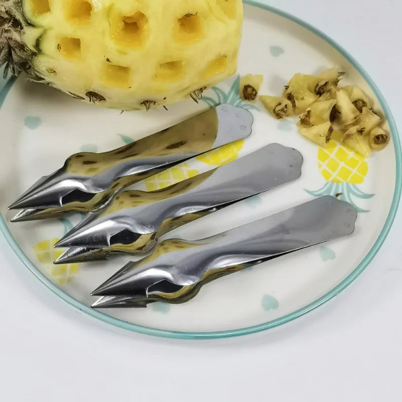 Stainless Steel Strawberry Huller Fruit Peeler Pineapple Corer Slicer