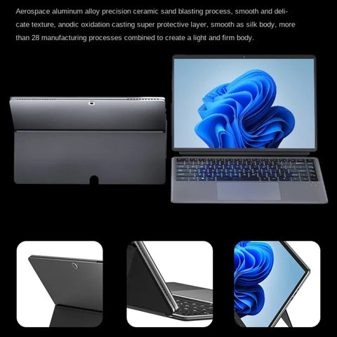 Tablets PC 2 in 1 Gaming Laptops with touch Screen Office Notebooks Netbook PAD 14.1" Intel N100 16GB DDR5 1TB PD Fast Charging