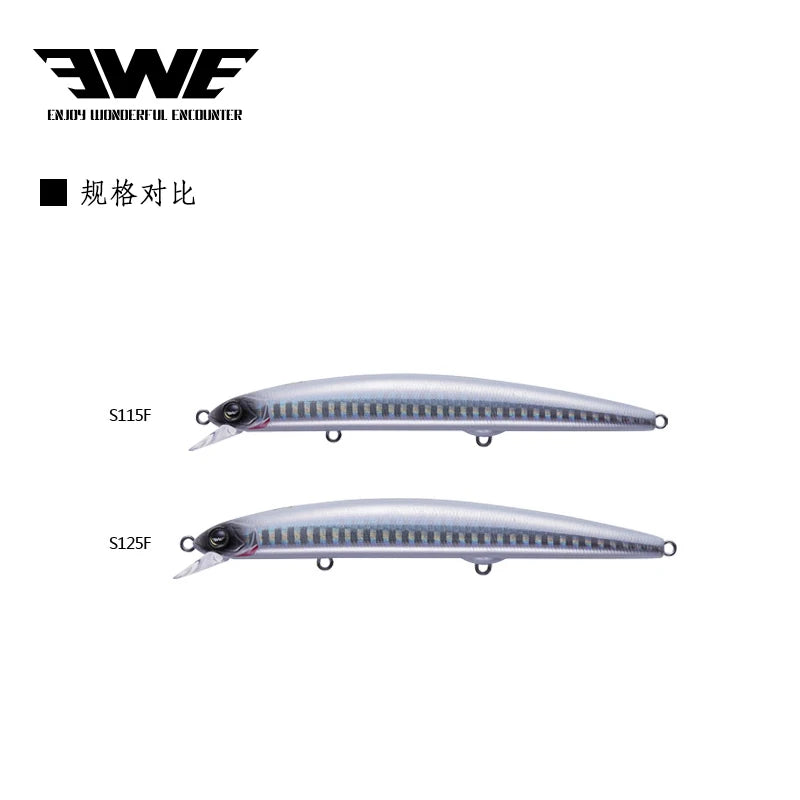 Floating Minnow Fishing Lure Wobbler Artificial Bait For Fish Pike Trout Sea Bass