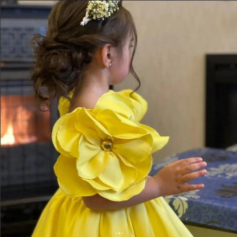 Baby Girl Dress New Fashion Flowers Girls Dress 1st Year Birthday Party Baby Baptism Dress For Girls Princess Christmas Costume