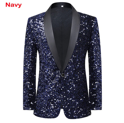 Glitter Blazer Men