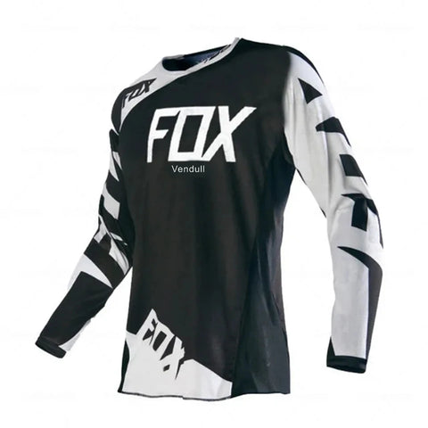 2024Vendull Fox MTB Road Jerseys Motocross Shirt Men Breathable Mountain Bike Mtb Long Sleeve Racing Quick-drying Cycling Jersey