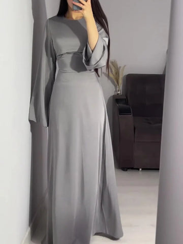 Spring Eid Muslim Dress Women