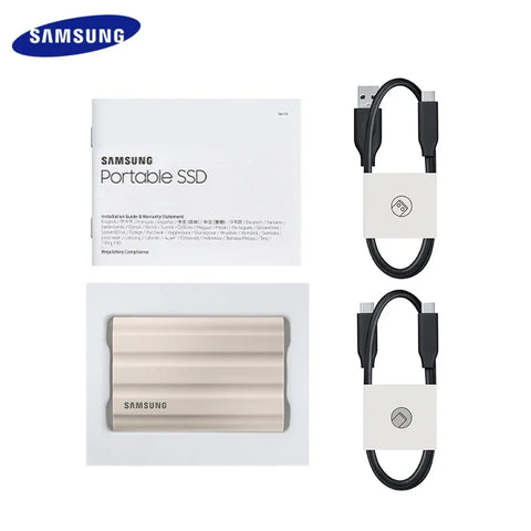 Samsung Portable SSD T7 Shield 1TB 2TB High Speed External Disk Hard Drive Solid State Disk Compatible For Laptop Desktop