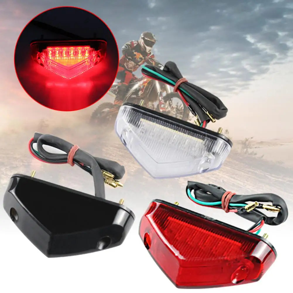 Motorcycle Tail Light LED Rear Brake Warning Lights DC 12V Turn Signals Brake Stop Lights Motorcycle Accessories For Honda