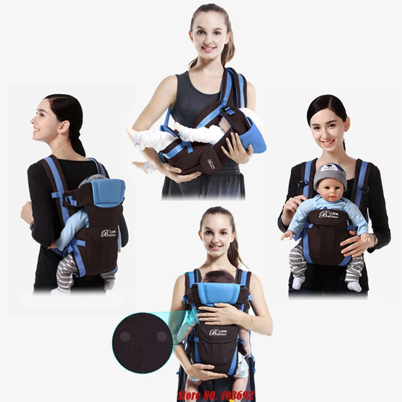 Carrier Backpack Breathable Front Facing 4 in 1