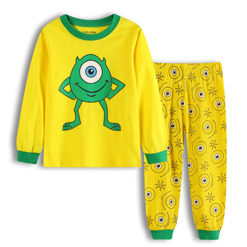 Free shipping Children's Pyjamas Spiderman Set The Hulk Collection Kids Set Boys Girls Cartoon Long Sleeve Sleepwear 2-7T