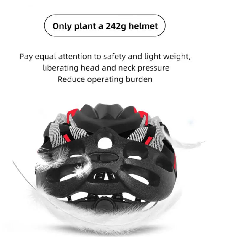 Carbon fiber Texture Helmet Adult MTB Mountain Bike Cycling