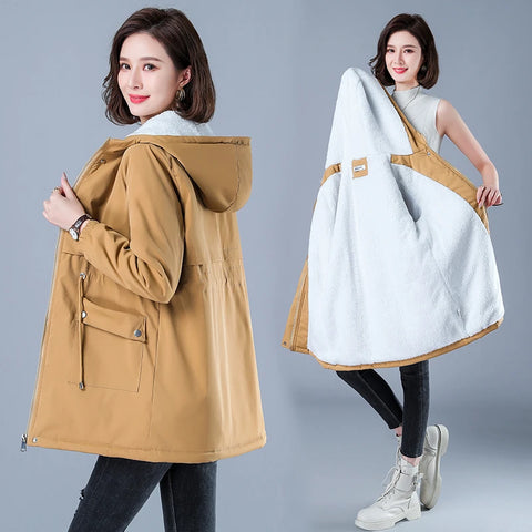 Whooded trench Outwear Women's Clothes