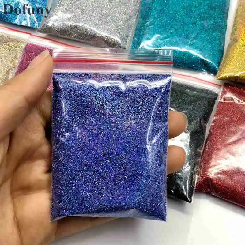 Nails Glitter Chrome Nail Powder Diamond Rainbow Linear Glitter Gel Polish