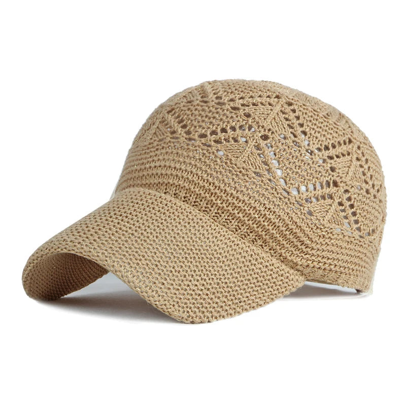 Summer Women's Hollow Breathable Knitting Caps