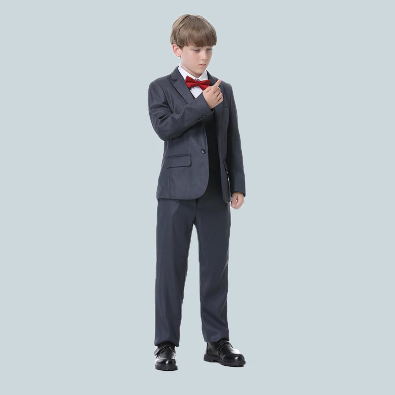 Formal Boy Suit for Weddings Children Party Host Costume