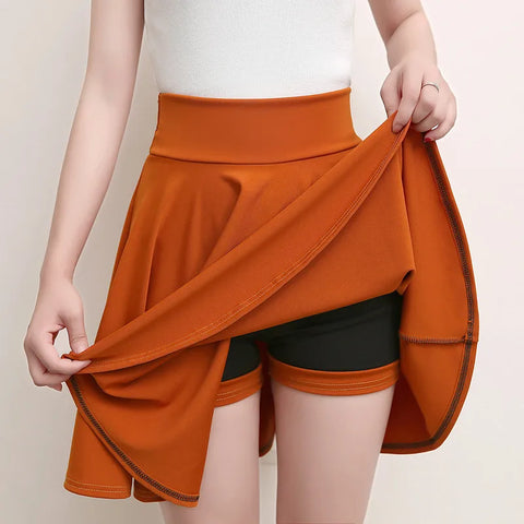 Women's Basic Shorts Skirt Fashion Versatile