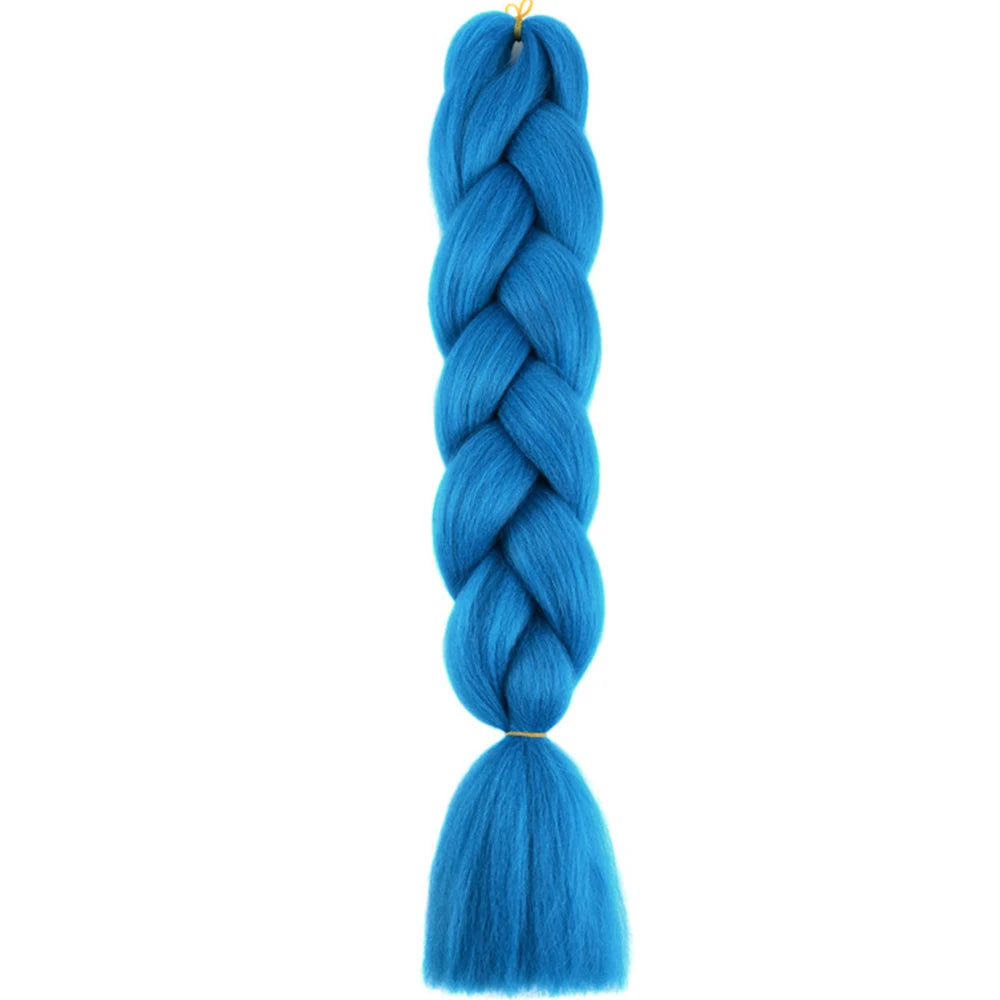 AZQUEEN 24 Inch Jumbo Braids Extensions Synthetic Braiding Hair Afro Ombre Color kanekalon Hair for Children Braid