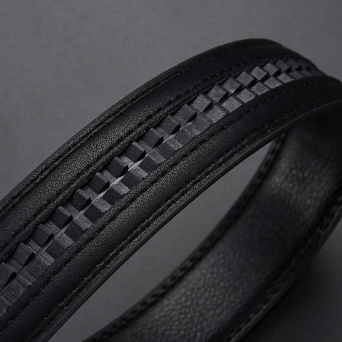 Men's Click Belt Business Luxury Designer Brand Genuine Leather Belts Jeans Automatic Adjustable Alloy Buckle Waist Straps Belts