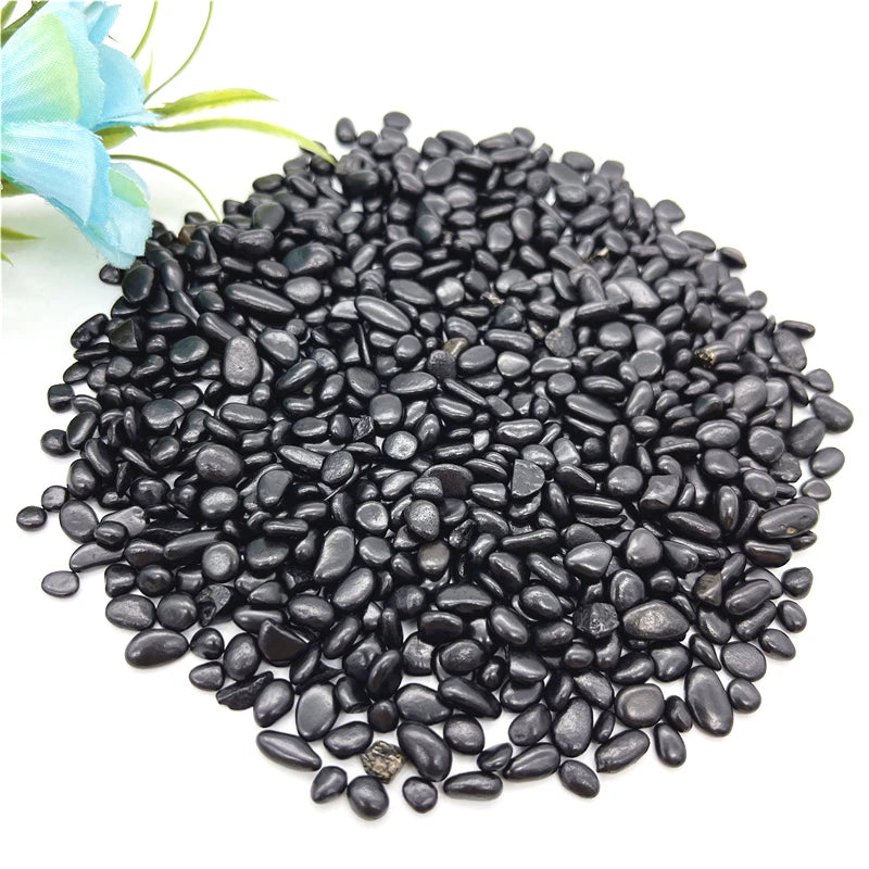 Natural Black Shungite Gravel Stone Crystal