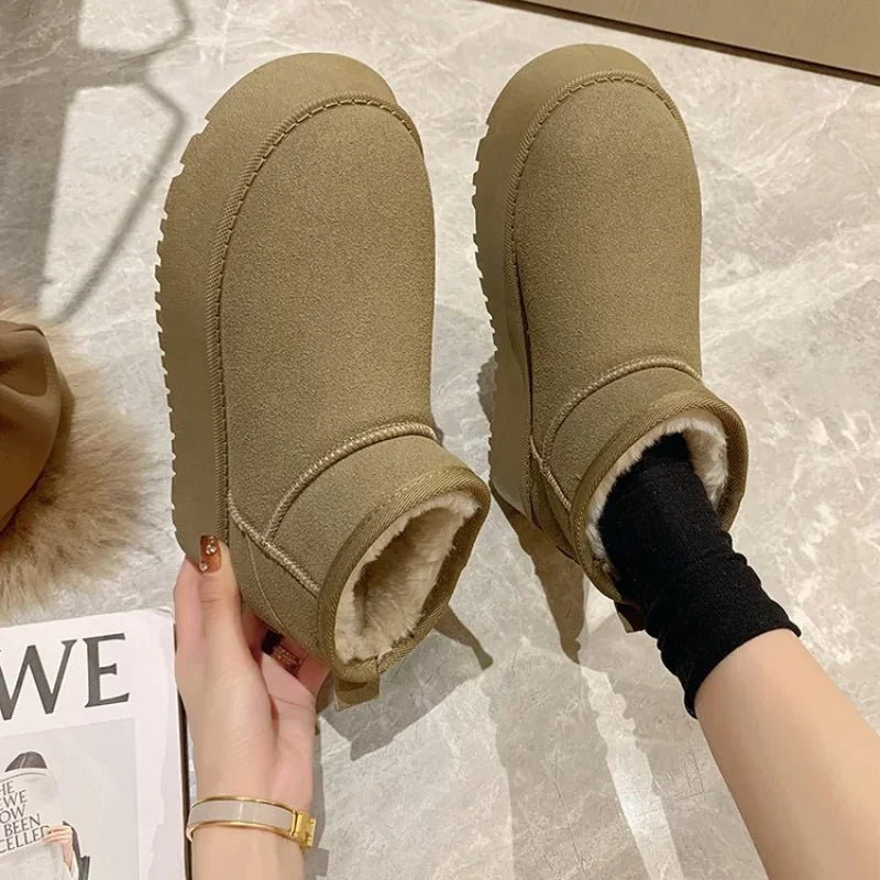 Women's Snow Boots Comfortable Warm Ankle Boots