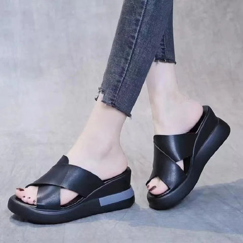 Summer Wedge Platform Ladies Casual Shoes