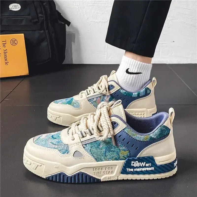 Men's Sneakers Fashion Designer Platform Shoes Outdoor Tennis Shoes for Men