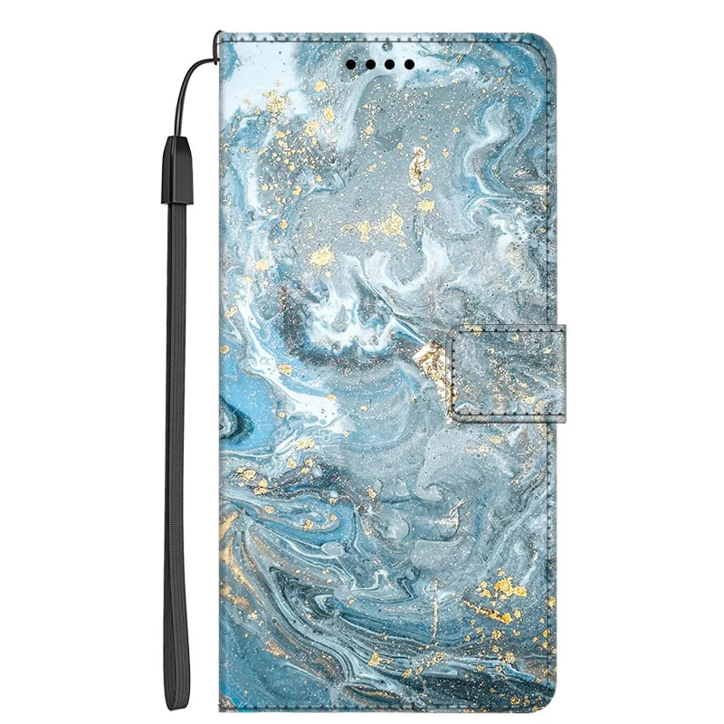 Marble Leather Case For iPhone