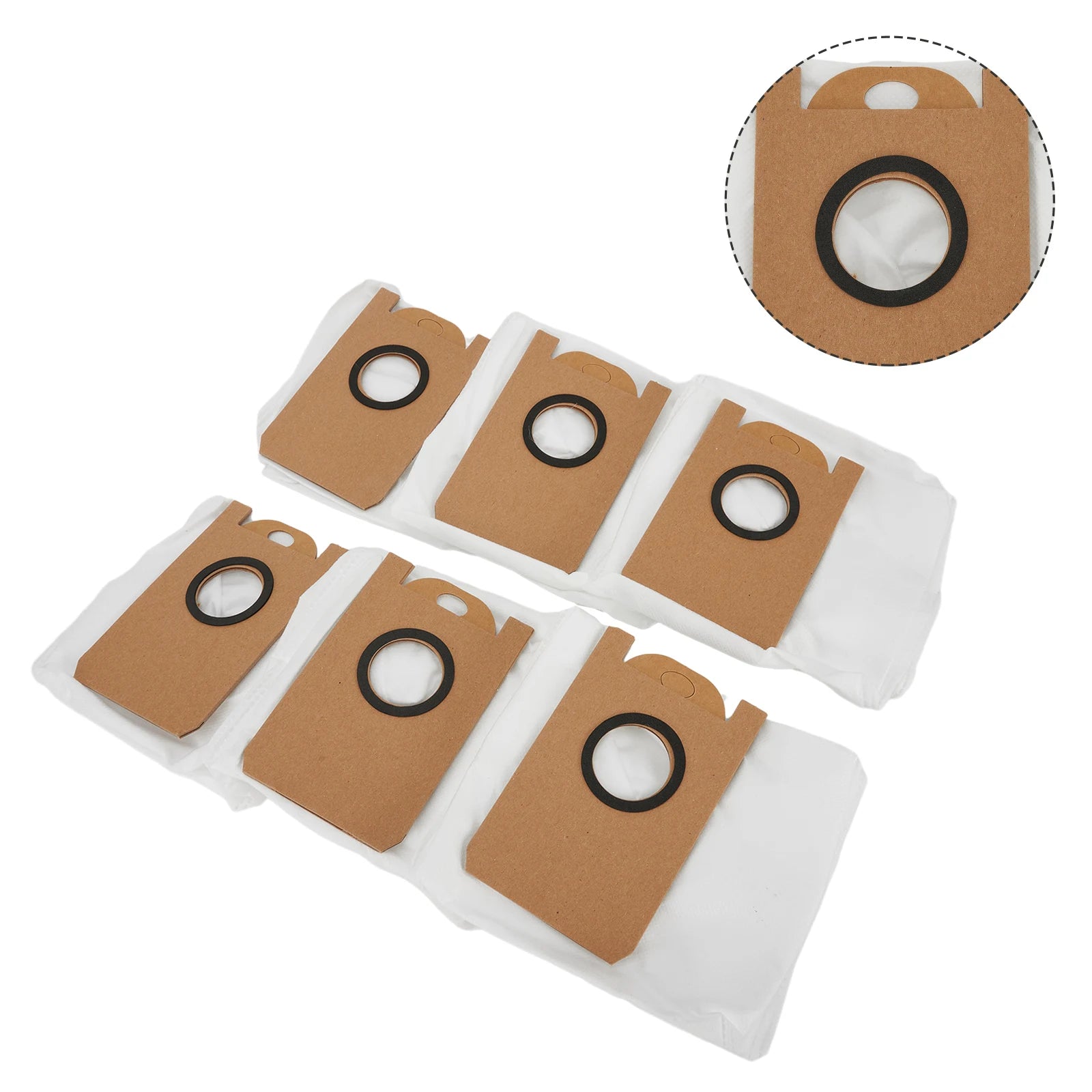 6PCS Dust Bags For Imou L11/Pro Robot Vacuum Cleaner Accessories Washable Reusable Cleaning Tool Spare Parts