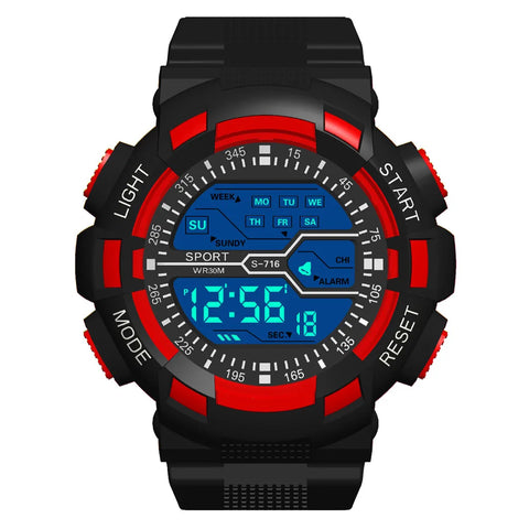 Men Sports Waterproof Date Backlit Watch