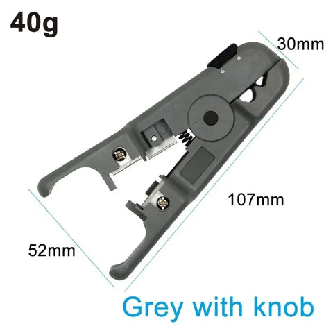 Wire Stripper with Knob Dual Purpose Network Tool