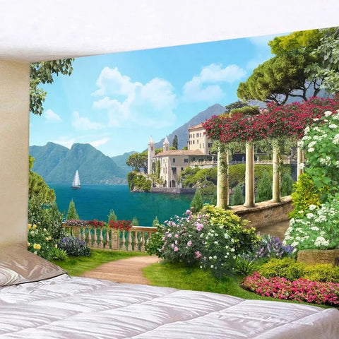 Garden home decoration wall hanging cloth