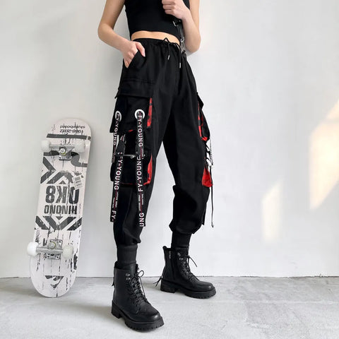 Women Cargo Pants 2023 High Waist Streetwear