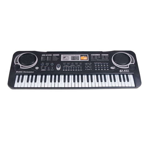 61 Keys Dig c Piano with Microphone Function Musical Instrument for Kids