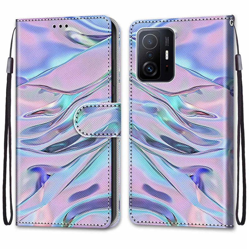 Flower Pattern Flip Case For Xiaomi