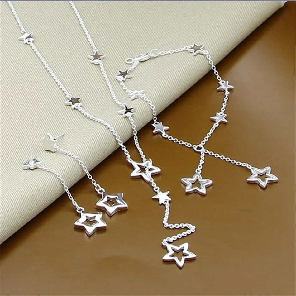 Chain Bracelet Necklace Sets For Women