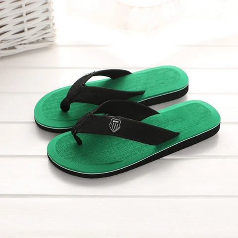 Summer Slippers Men Flip Flops Beach Sandals Non-Slip Casual Flat Shoes 2023 Slippers Indoor House Shoes For Men Outdoor Slides