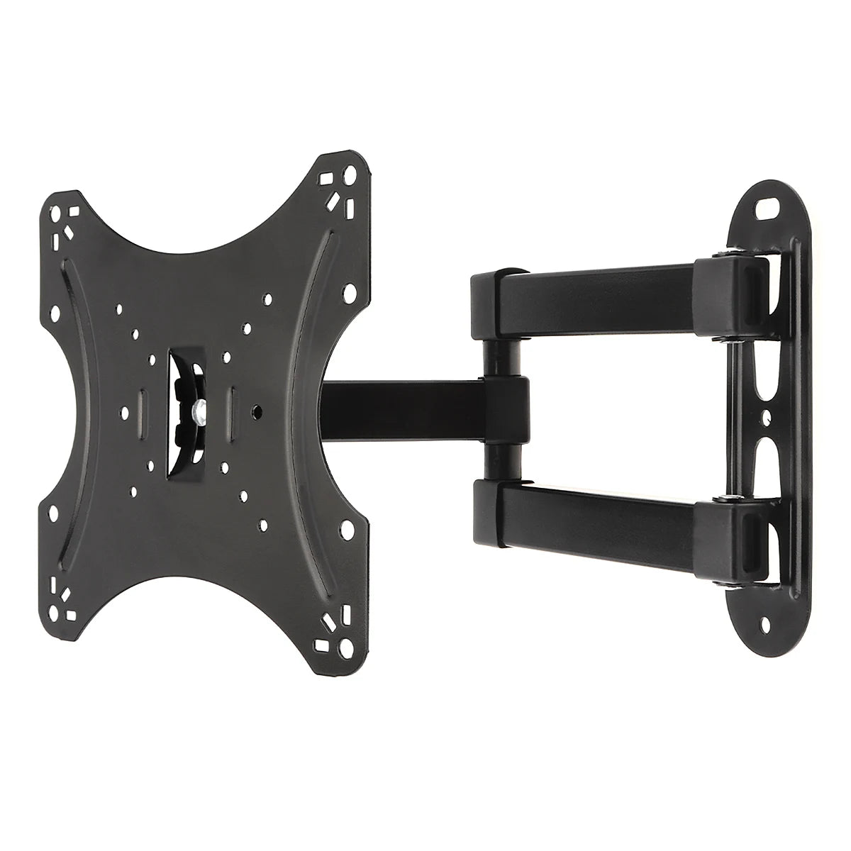 Universal 18KG Adjustable TV Wall Mount Bracket Flat Panel TV Frame Support 15 Degrees Tilt with Gradienter 14-42 Inch LCD LED