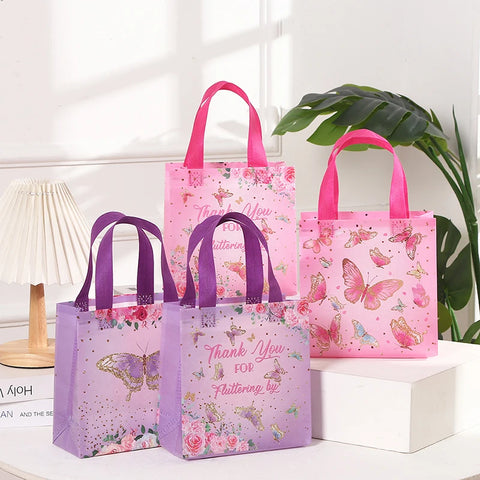 Butterfly Gifts Bag Kraft Paper Cupcake Packaging