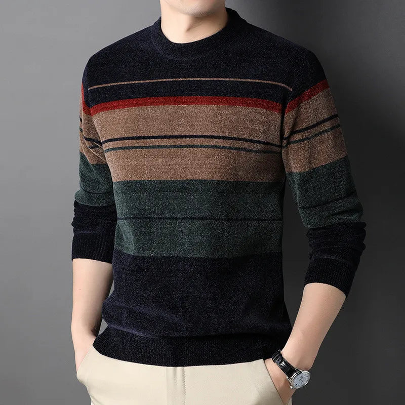 Men Long Sleeve Autumn and Winter Warm Clothing Multi-color