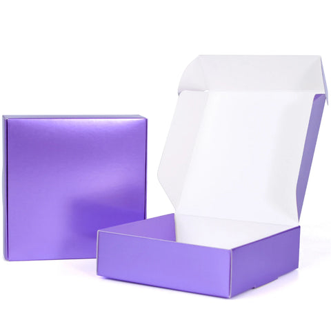 Purple packaging carton gift box soap box