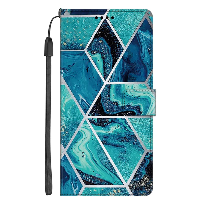 Marble Leather Case For iPhone