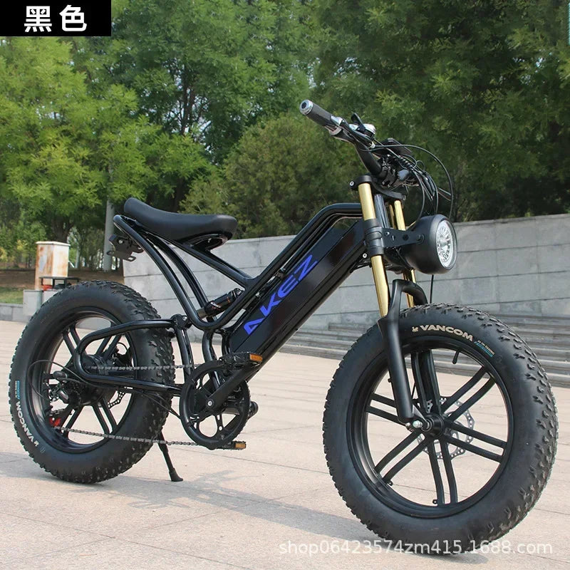 Fork Road Bicycle Snowmobile for Adults Electric Bike