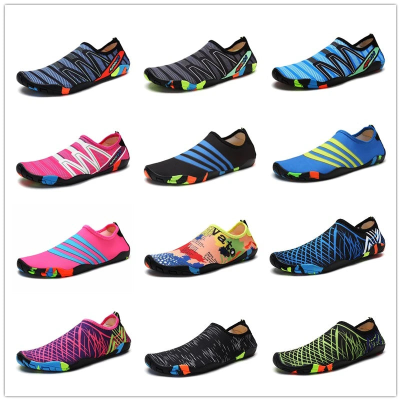 Quick-Drying Beach Water Shoes Unisex Swimming Aqua Slippers Seaside Barefoot Surfing Upstream Sneakers Women Men Light Sandals