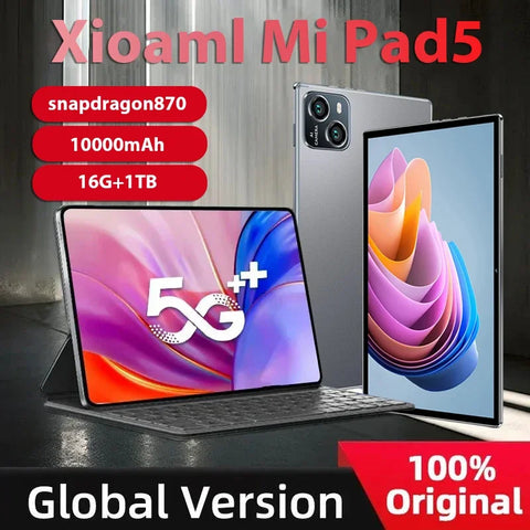 2024 New Global Version Mi Pad 5 Pro Tablets 10.1inch HD Original Tablet 5G Wifi Android PC Tablets 10000mAh Google Play Tablets