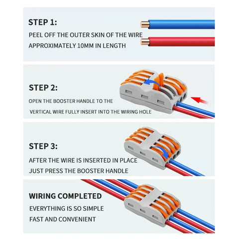 Mini Fast Wire Connector Universal Wiring Cable