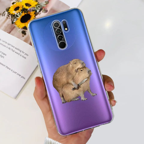 For Xiaomi Redmi 9 Prime Case Fashion Marble Soft Silicone Transparent Phone Back Cover For Xiaomi Redmi 9 Bumper on Redmi9 Capa