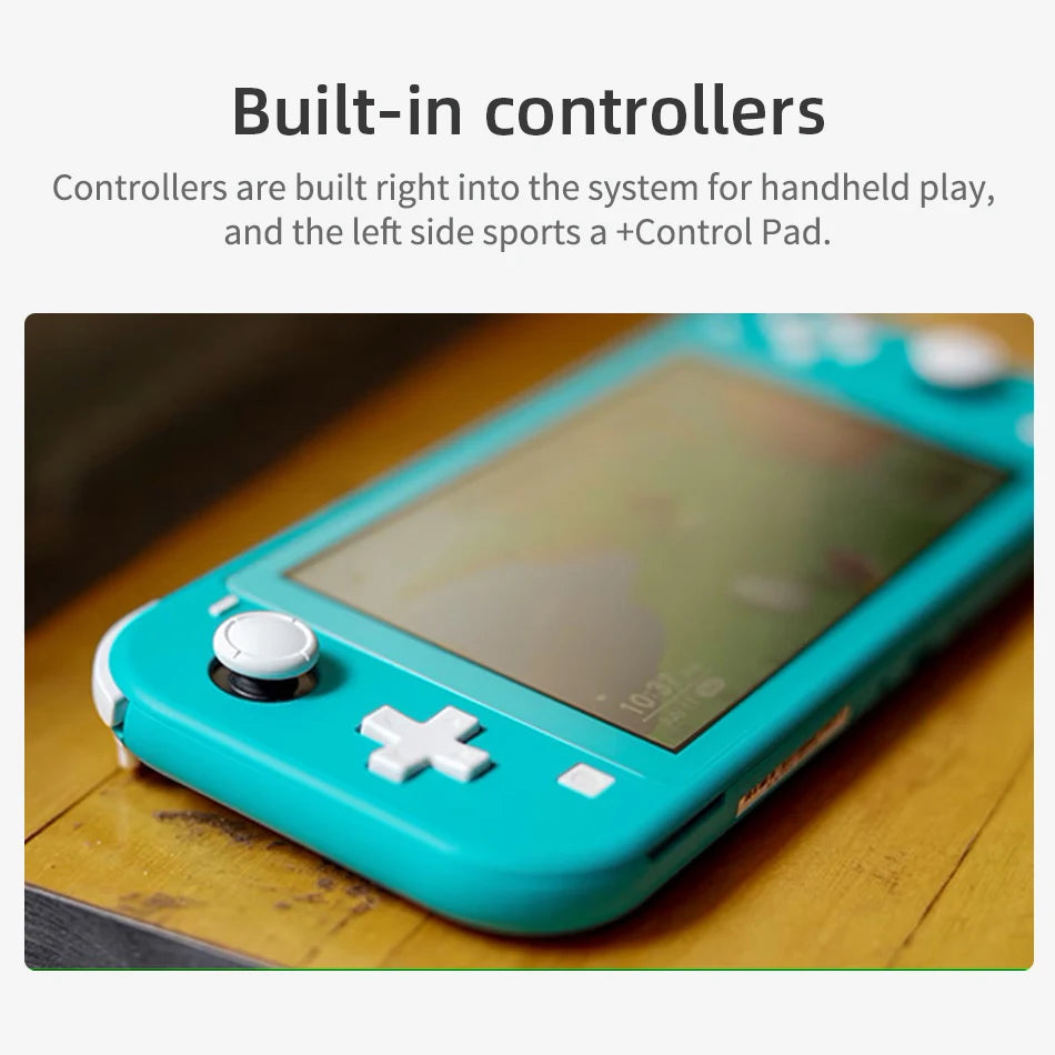 Nintendo Switch Lite Game Console 5.5" Touch Screen 32GB ROM Built-in Controllers Portable Game Player Handheld Gaming Device