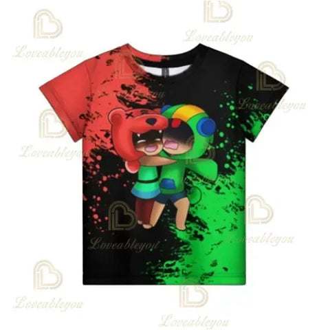 Children Video Game 3D Print Tshirt