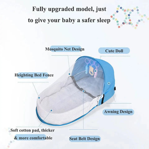 Folding Portable Baby Crib