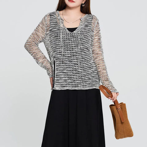 Good Quality, Spring, Summer,  Knit Smock , Outside, A Lazy Cover-ups