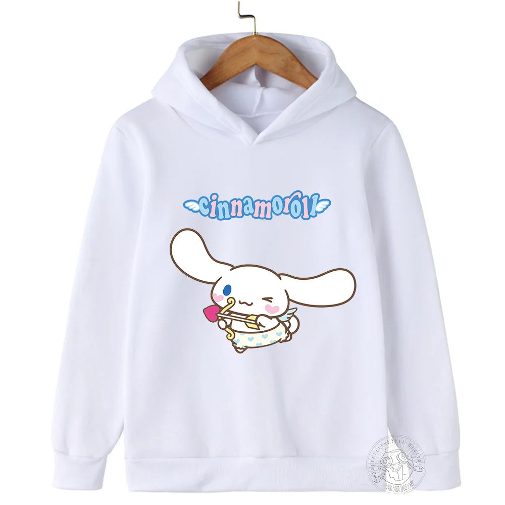 Kids Cinnamoroll Hoodies Boys Clothes